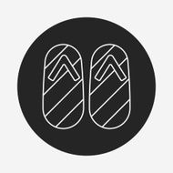 slipper line icon N7