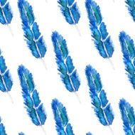 Watercolor feathers N3