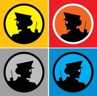 Policewoman Policewoman head
