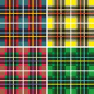 Seamless set of fabric pattern