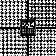 Seamless fashion pattern of pixel style N2