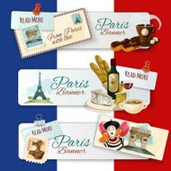 Paris Touristic Banners