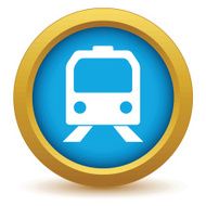 Gold train icon