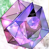 polygonal triangles and space background N41