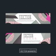 modern banner template set design N2