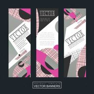 modern banner template set design N3