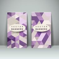 lovely banner template set design N4