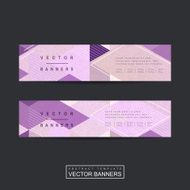 lovely banner template set design N5