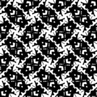 Black and white seamless pattern N18