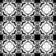 Black and white seamless pattern N19