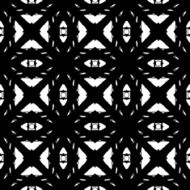 Black and white seamless pattern N24