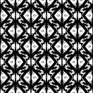 Black and white seamless pattern N26