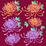 Japanese flower material