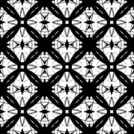 Black and white seamless pattern N36