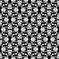 Black and white seamless pattern N37