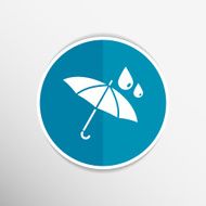 waterproof icon water proof vector symbol umbrella N7