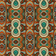 Abstract seamless ornament pattern the kaleidoscope effect Ethnic damask motif N20