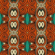 Abstract seamless ornament pattern the kaleidoscope effect Ethnic damask motif N21