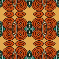 Abstract seamless ornament pattern the kaleidoscope effect Ethnic damask motif N22