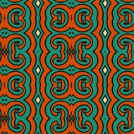 Abstract seamless ornament pattern the kaleidoscope effect Ethnic damask motif N23