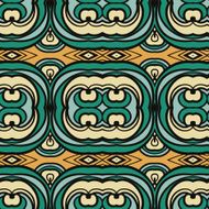 Abstract seamless ornament pattern the kaleidoscope effect Ethnic damask motif N25