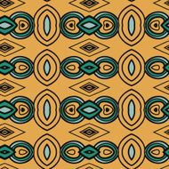 Abstract seamless ornament pattern the kaleidoscope effect Ethnic damask motif N31