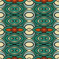 Abstract seamless ornament pattern the kaleidoscope effect Ethnic damask motif N32