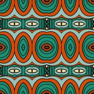 Abstract seamless ornament pattern the kaleidoscope effect Ethnic damask motif N34