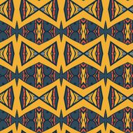 Abstract seamless ornament pattern the kaleidoscope effect Ethnic damask motif N36