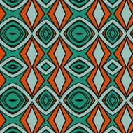 Abstract seamless ornament pattern the kaleidoscope effect Ethnic damask motif N37