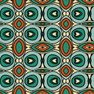 Abstract seamless ornament pattern the kaleidoscope effect Ethnic damask motif N39