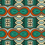 Abstract seamless ornament pattern the kaleidoscope effect Ethnic damask motif N40