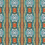 Abstract seamless ornament pattern the kaleidoscope effect Ethnic damask motif N41