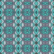 Abstract seamless ornament pattern the kaleidoscope effect Ethnic damask motif N44