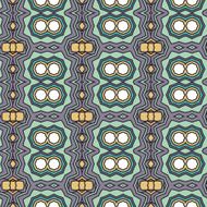 Abstract seamless ornament pattern the kaleidoscope effect Ethnic damask motif N45