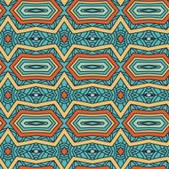 Abstract seamless ornament pattern the kaleidoscope effect Ethnic damask motif N46