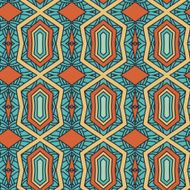 Abstract seamless ornament pattern the kaleidoscope effect Ethnic damask motif N47