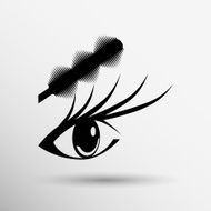 Illustration mascara brush makeup eye eyelash N2