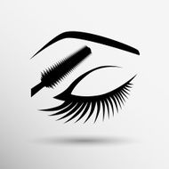 eye closeup mascara model female fashion girl look N4