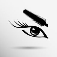 Fashion beautiful woman with gothic black lips Perfect Make-up N9