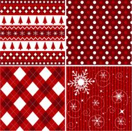 seamless patterns with fabric texture christmas texture N9