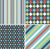 Set of seamless patterns N11