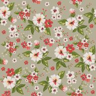 Seamless Vintage Flower Pattern N17