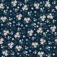 Seamless Vintage Flower Pattern N18
