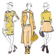 Three elegant women N26