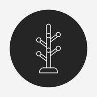 clothes hanger line icon N3