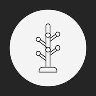 clothes hanger line icon N5