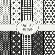 Set of geometric seamless pattern with rhombus square Wrapping paper