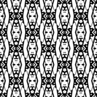 Black and white seamless pattern N41