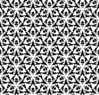 Black and white seamless pattern N48